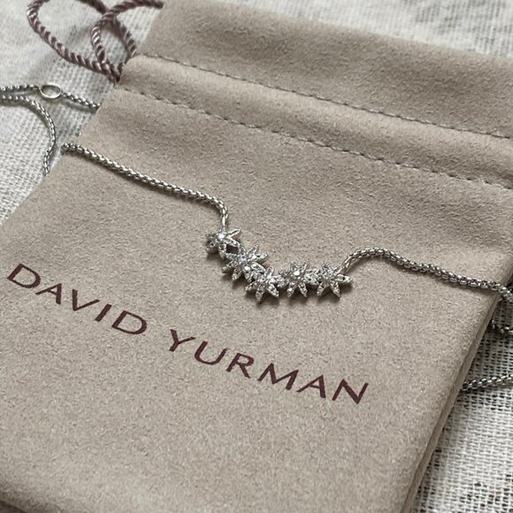 David Yurman Silver Star Necklace - Picture 6 of 6